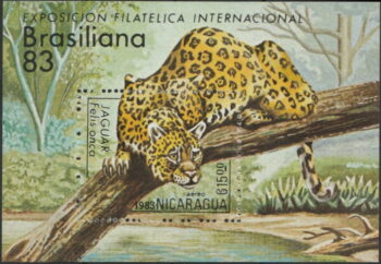 Nicaragua 1983 – Block ** – Kattdjur