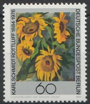 Berlin 1984 – 1 kompl ** – Konst, Solros